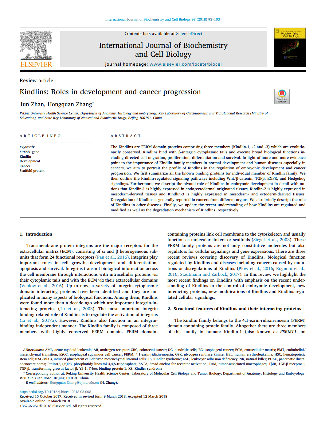 2018 International journal of biochemistry and cell biology 综述.png